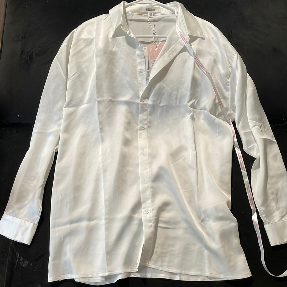 Satin shirt!